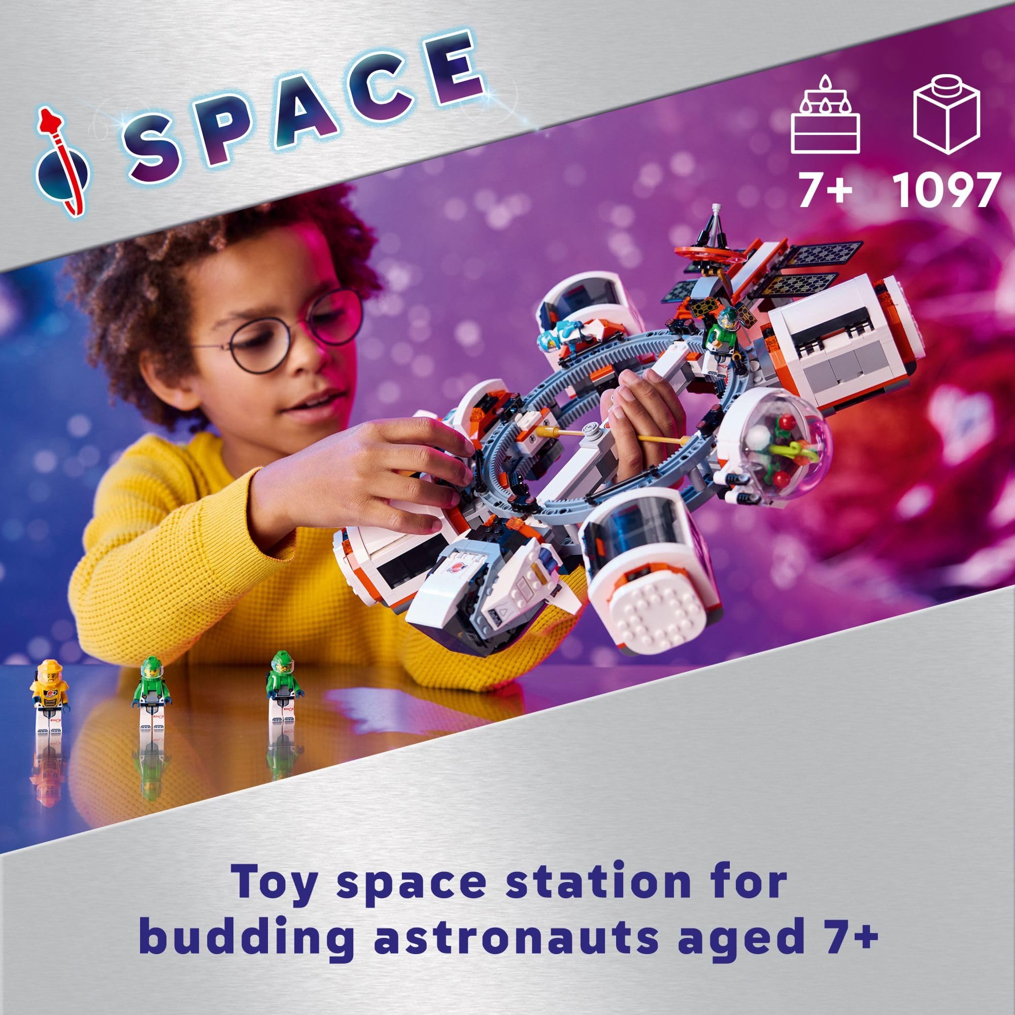 Amazon.co.jp: レゴシティ モジュラー宇宙ステーション STEMおもちゃ